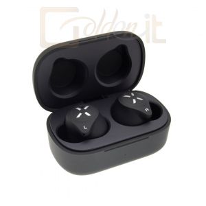 Fejhallgatók, mikrofonok FIXED True Wireless headphones Boom HD with wireless charging Black - FIXBO-HD-BK