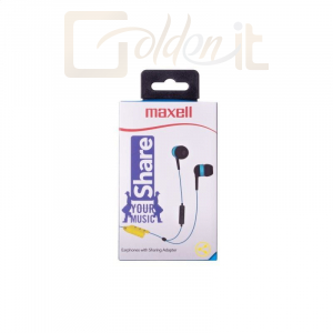 Fejhallgatók, mikrofonok Maxell Shere Headset Blue - 303991.00.CN