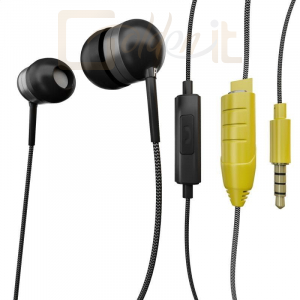 Fejhallgatók, mikrofonok Maxell MXSEBSG Headset Black - 303990.00.CN