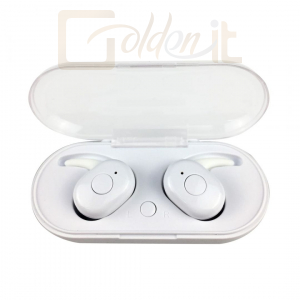 Fejhallgatók, mikrofonok FreeStyle FS1083W Bluetooth Earphone White - FS1083W