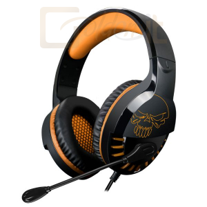 Fejhallgatók, mikrofonok Spirit Of Gamer PRO-H3 MultiPlatform Headset Black/Orange - MIC-PH3MP