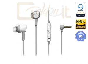 Fejhallgatók, mikrofonok Asus ROG Cetra II Core Headset Moonlight White - ROG CETRA II CORE ML