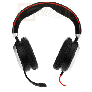 Fejhallgatók, mikrofonok Jabra Evolve 80 UC Headset Black - 7899-829-289