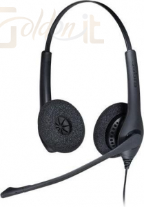Fejhallgatók, mikrofonok Jabra Biz 1500 Duo Headset Black - 1559-0159