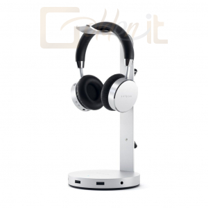 Fejhallgatók, mikrofonok Satechi Aluminum USB Headphone Stand Silver - ST-UCHSHS