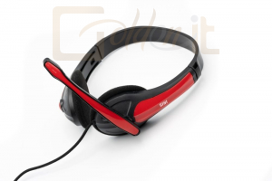 Fejhallgatók, mikrofonok IRIS F-25 Headset Black/Red - F-25