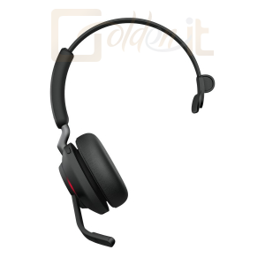 Fejhallgatók, mikrofonok Jabra Evolve2 65 MS Teams Mono Bluetooth Headset Black - 26599-899-999