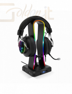 Fejhallgatók, mikrofonok Spirit Of Gamer Sentinel Headset Stand Black - SOG-STD1