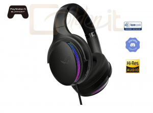 Fejhallgatók, mikrofonok Asus ROG Strix Fusion II 300 Gaming headset Black - 90YH02X3-B2UA00