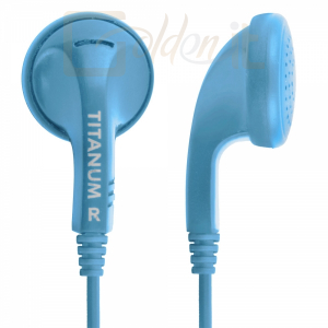 Fejhallgatók, mikrofonok Esperanza Titanium Earphones Blue - TH108B