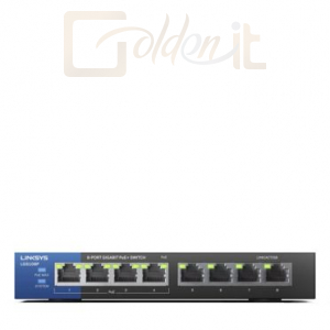 Hálózati eszközök Linksys LGS108P 8-Port Business Desktop Gigabit PoE+ Switch - LGS108P-EU
