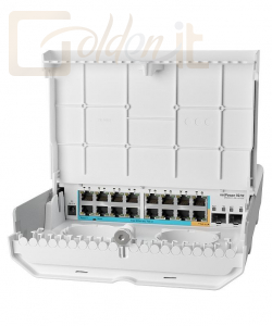 Hálózati eszközök Mikrotik netPower 15FR  Outdoor 18 Port Switch White - CRS318-1FI-15FR-2S-OUT