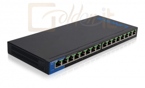 Hálózati eszközök Linksys LGS116P 16-Port Business Desktop Gigabit PoE+ Switch - LGS116P-EU