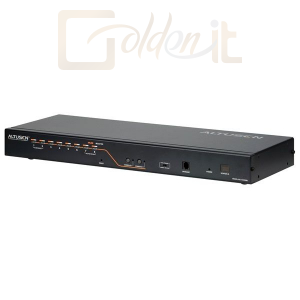 Hálózati eszközök ATEN Altusen 8-Port Multi-Interface (DisplayPort, HDMI, DVI, VGA) Cat 5 KVM Switch - KH2508A-AX-G