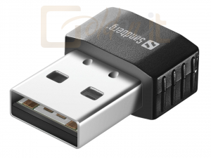 Hálózati eszközök Sandberg Micro Wifi Dongle 650 Mbit/s Black - 133-91