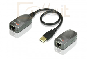 Hálózati eszközök ATEN USB 2.0 Cat 5 Extender (up to 60m) - UCE260-A7-G