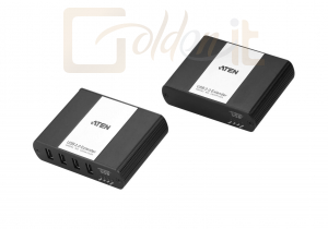 Hálózati eszközök ATEN 4-Port USB 2.0 Cat 5 Extender over LAN - UEH4102-AT-G