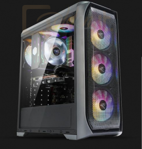 Ház Zalman N5 MF RGB Window Black - N5 MF