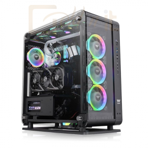 Ház Thermaltake Core P6 Tempered Glass Black - CA-1V2-00M1WN-00