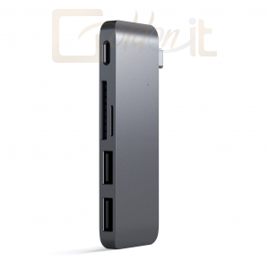 Notebook kiegészitők Satechi Type-C Pass-Through USB Hub Space Gray - ST-TCUPM