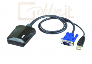 Notebook kiegészitők ATEN CV211CP Laptop USB KVM konzol Crash Cart Adapter IT Kit - CV211CP-AT