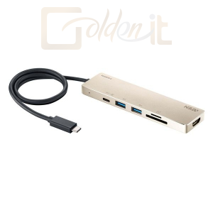 Notebook kiegészitők ATEN  USB-C Multiport Mini Dock with Power Pass-Through Silver - UH3239-AT