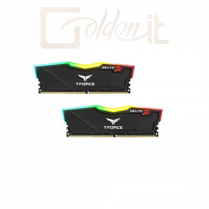 RAM TeamGroup 16GB DDR4 3600MHz Kit(2x8GB) Delta RGB Black - TF3D416G3600HC18JDC01