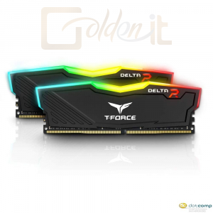 RAM TeamGroup 32GB DDR4 3600MHz Kit(2x16GB) Delta RGB Black - TF3D432G3600HC18JDC01