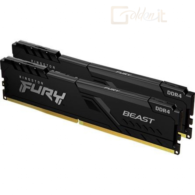 RAM Kingston 32GB DDR4 3733MHz Kit(2x16GB) Fury Beast Black - KF437C19BB1K2/32