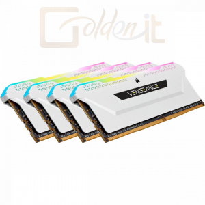 RAM Corsair 32GB DDR4 3200MHz Kit(4x8GB) Vengeance RGB Pro SL White - CMH32GX4M4E3200C16W