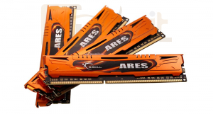 RAM G.SKILL 32GB DDR3 1600MHz Kit(4x8GB) Ares Orange - F3-1600C10Q-32GAO
