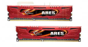 RAM G.SKILL 16GB DDR3 1600MHz Kit(2x8GB) Ares Red - F3-1600C9D-16GAR