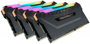 RAM Corsair 32GB DDR4 3600MHz Kit(4x8GB) Vengeance RGB Pro Black - CMW32GX4M4D3600C16