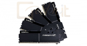 RAM G.SKILL 32GB DDR4 4133MHz Kit(4x8GB) Trident Z Black/Black - F4-4133C19Q-32GTZKKF