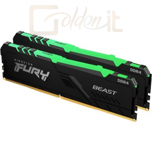 RAM Kingston 32GB DDR5 5200MHz Kit(2x16GB) Fury Beast RGB - KF552C40BBAK2-32