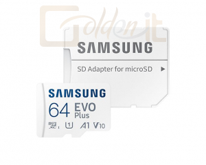 USB Ram Drive Samsung 64GB microSDXC EVO Plus Class10 U1 A1 V10 + Adapter - MB-MC64KA/EU