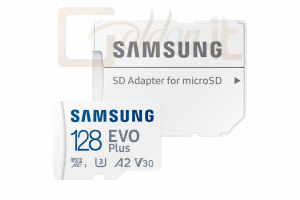 USB Ram Drive Samsung 128GB microSDXC EVO Plus Class10 U3 A2 V30 + Adapter - MB-MC128KA/EU
