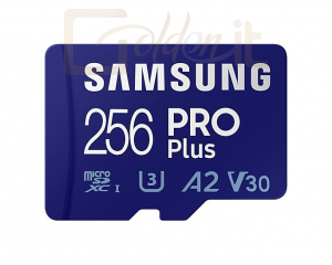 USB Ram Drive Samsung 256GB microSDXC Pro Plus (2021) Class10 U3 A2 V30 + Adapter - MB-MD256KA/EU