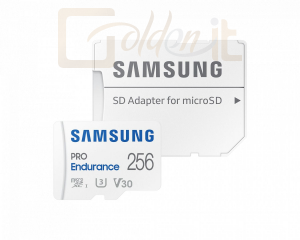USB Ram Drive Samsung 256GB microSDXC Class10  U3 V30 PRO Endurance + adapterrel - MB-MJ256KA/EU