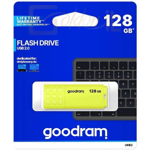 USB Ram Drive Good Ram 128GB UME2 USB2.0 Yellow - UME2-1280Y0R11