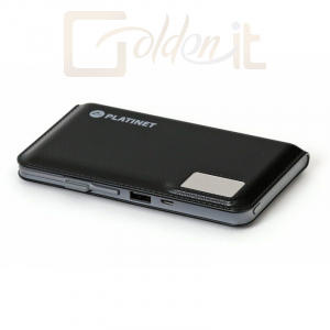 Powerbank vésztöltők Platinet PMPB12PLB 12000mAh PowerBank Black - PMPB12PLB