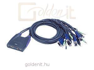 ATEN KVM switch 4PC USB + kábel CS64US