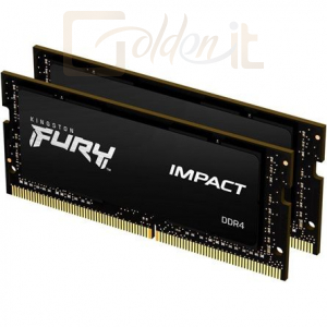 RAM - Notebook Kingston 32GB DDR4 2666MHz Kit(2x16GB) SODIMM Fury Impact - KF426S15IB1K2/32