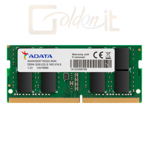 RAM - Notebook A-Data 16GB DDR4 3200MHz SODIMM - AD4S320016G22-BGN