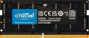 RAM - Notebook Crucial 32GB DDR5 4800MHz SODIMM - CT32G48C40S5