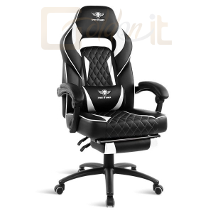 Gamer szék Spirit Of Gamer Mustang Gaming Chair Black/White - SOG-GCMWT