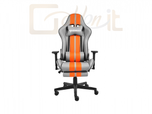 Gamer szék RaidMax Drakon DK905 Gaming Chair Gray/Orange - DK905GO