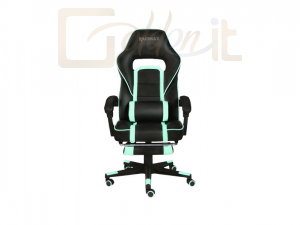Gamer szék RaidMax Drakon DK701 Gaming Chair Black/Aqua - DK701GN