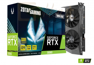 Videókártya Zotac GeForce RTX 3060 12GB DDR6 Twin Edge - ZT-A30600E-10M