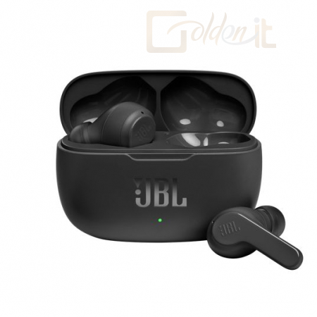 Fejhallgatók, mikrofonok JBL Wave 200TWS True Wireless In-Ear Headset Black - JBLW200TWSBLK
